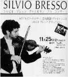 poster del concerto di Silvio Bresso